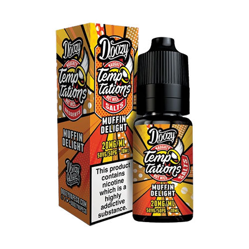 DOOZY VAPE | Genuine | Nic Salts | 10ml Temptations | All Flavours | 10mg 20mg | Selling Fast | UK