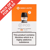 GEEK VAPE | Genuine | Q POD | 2ML 3ML | 0.6 ohm 0.8 ohm 1.2 ohm | UK