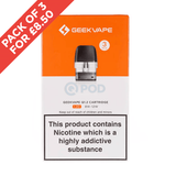 GEEK VAPE | Genuine | Q POD | 2ML 3ML | 0.6 ohm 0.8 ohm 1.2 ohm | UK