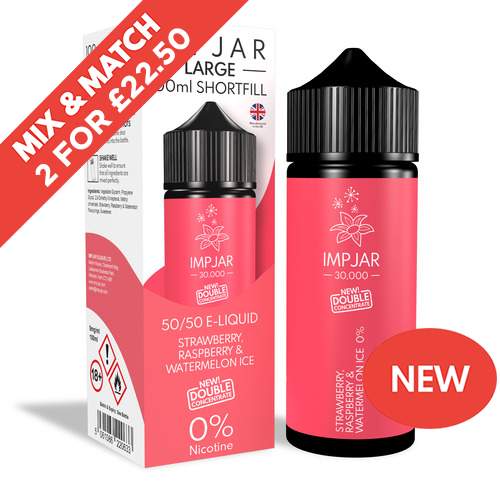 IMP JAR | Strawberry Raspberry & Watermelon Ice | 100ml Shortfill