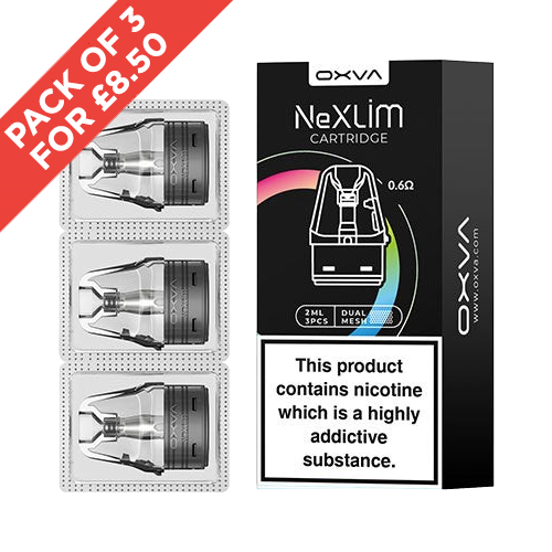 OXVA | Genuine | NEXLIM | Replacement Pod | 2ML | 0.6 ohm 0.8 ohm | UK