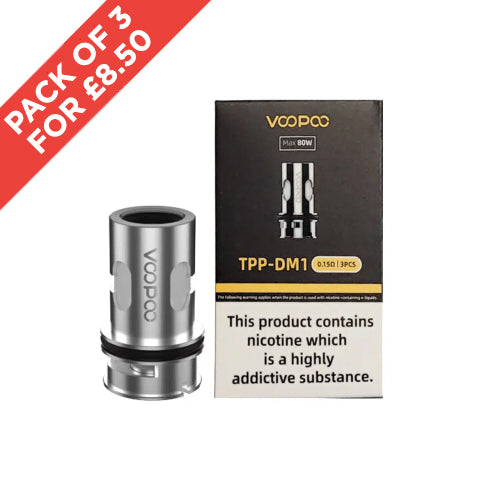 VOOPOO | Genuine | TPP-DM Coils | 0.15 ohm 0.2 ohm 0.3 ohm Coils | UK